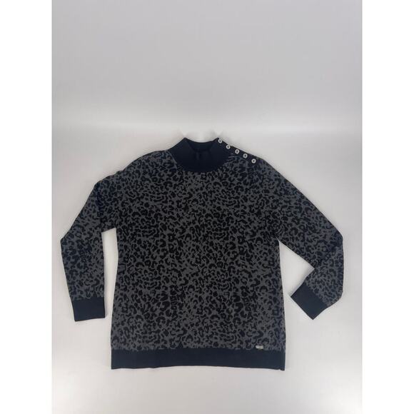 Calvin Klein Womens Leopard print Sweater (B18#8) - Picture 5 of 13